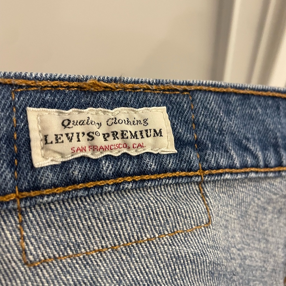 Levi’s 501s Skinny Jeans Medium Wash Sz27 Classic 90s Cut - Picture 7 of 10